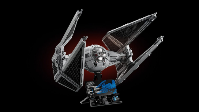 Lego pronkt met zijn aankomende Star Wars Tie Interceptor-model