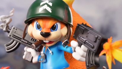 F4F Presents Conker's Bad Fur Day - Soldier Conker Statue